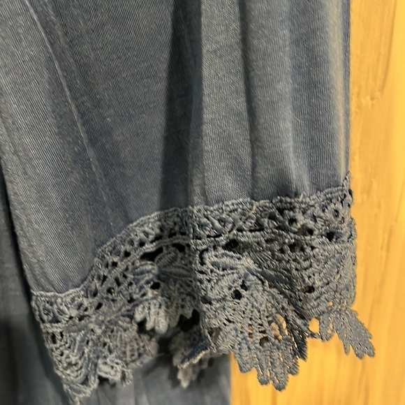 French LAUNDRY PEASANT BLOUSE size m - Picture 4 of 8